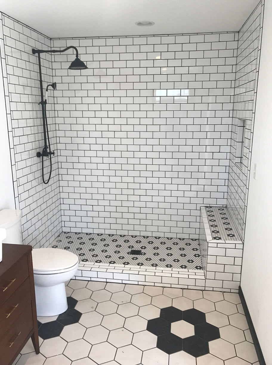 Walk-in Shower Plumbing
